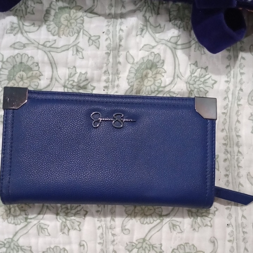 Y2K Jessica Simpson Navy Women's Wallet